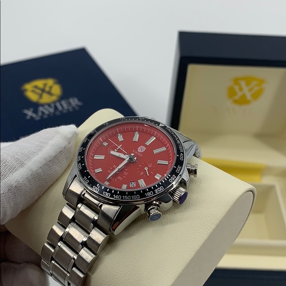 ⌚️NIB Xavier Watches Apex Timepiece Phoenix Red - Picture 7 of 12